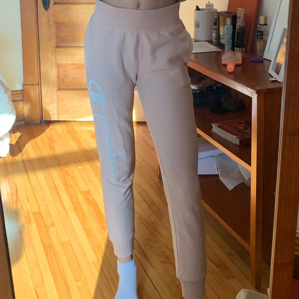 Pink Champion Sweatpants!